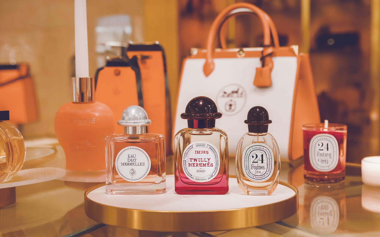 Collection parfums Hermès femme - Twilly, Jour et Kelly