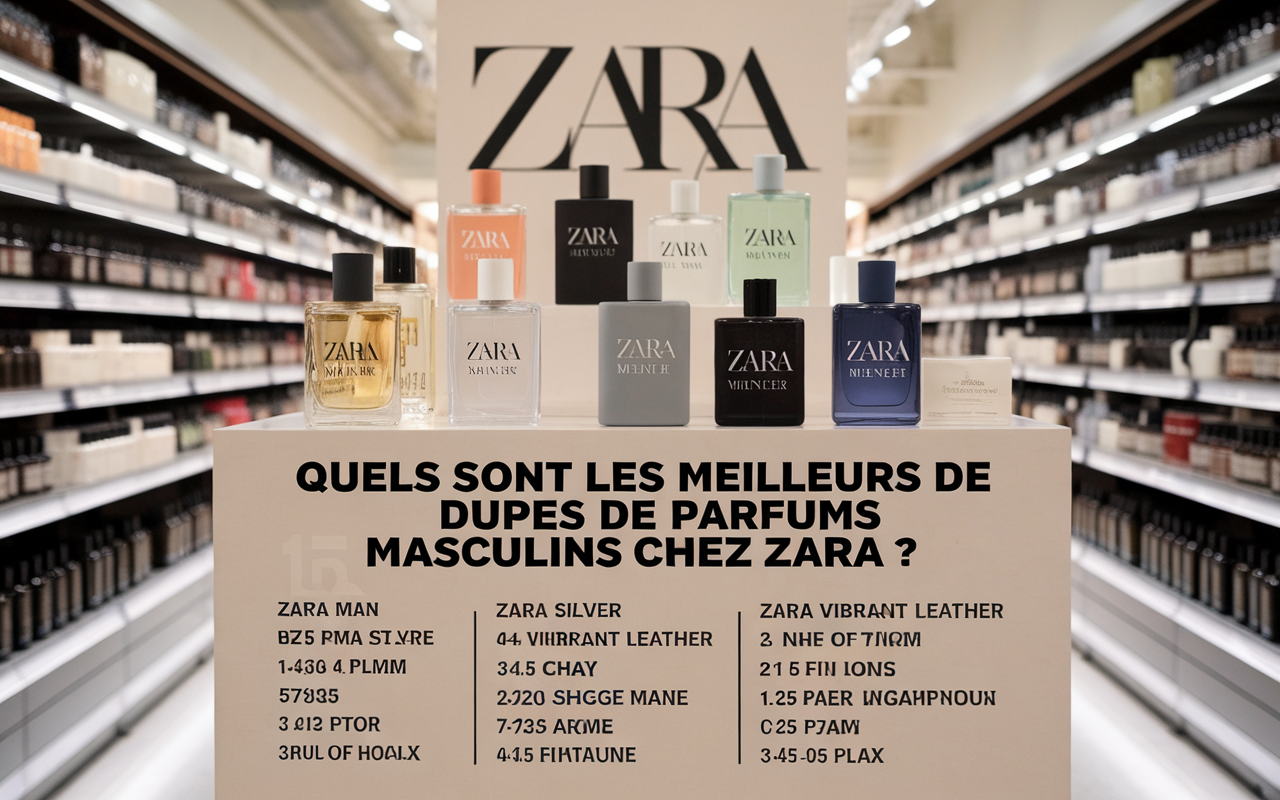 Sélection de dupes de parfums féminins Zara pour femme