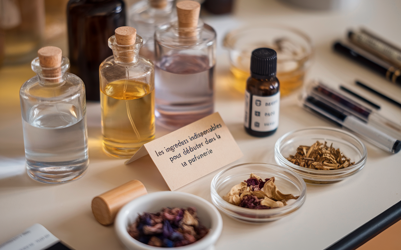 Ingrédients indispensables pour la parfumerie avec huiles essentielles