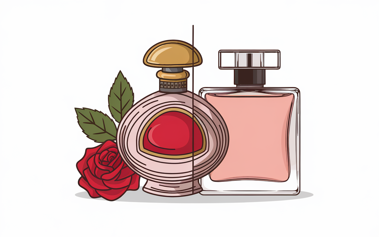 Différence entre eau de parfum et eau de toilette selon la concentration
