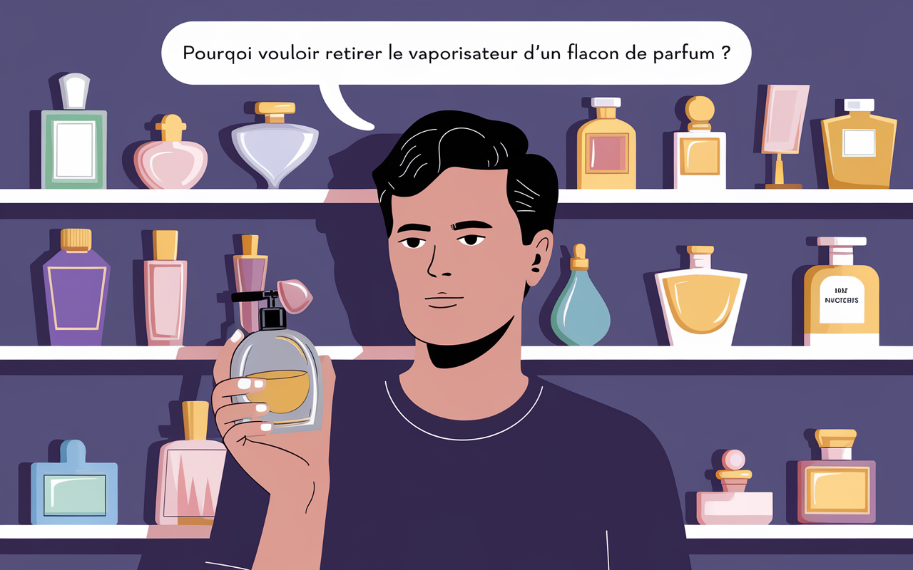 Outils nécessaires pour démonter un vaporisateur de flacon de parfum